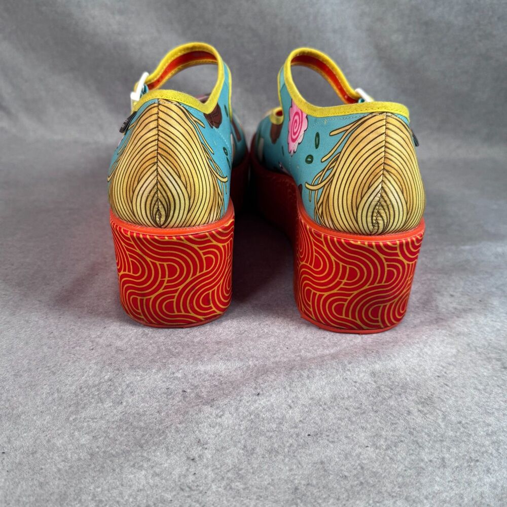 Hot Chocolate Design Chocolaticas Ramen Mary Jane Platform Shoes Size 9 - Picture 4 of 15
